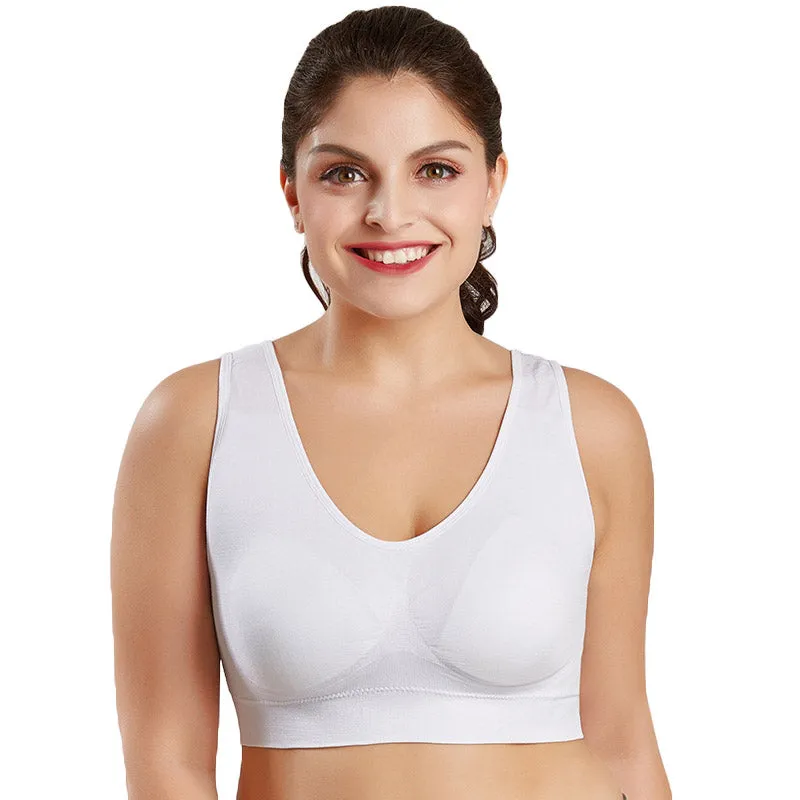 Plus Size Sports Breathable Yoga Bra