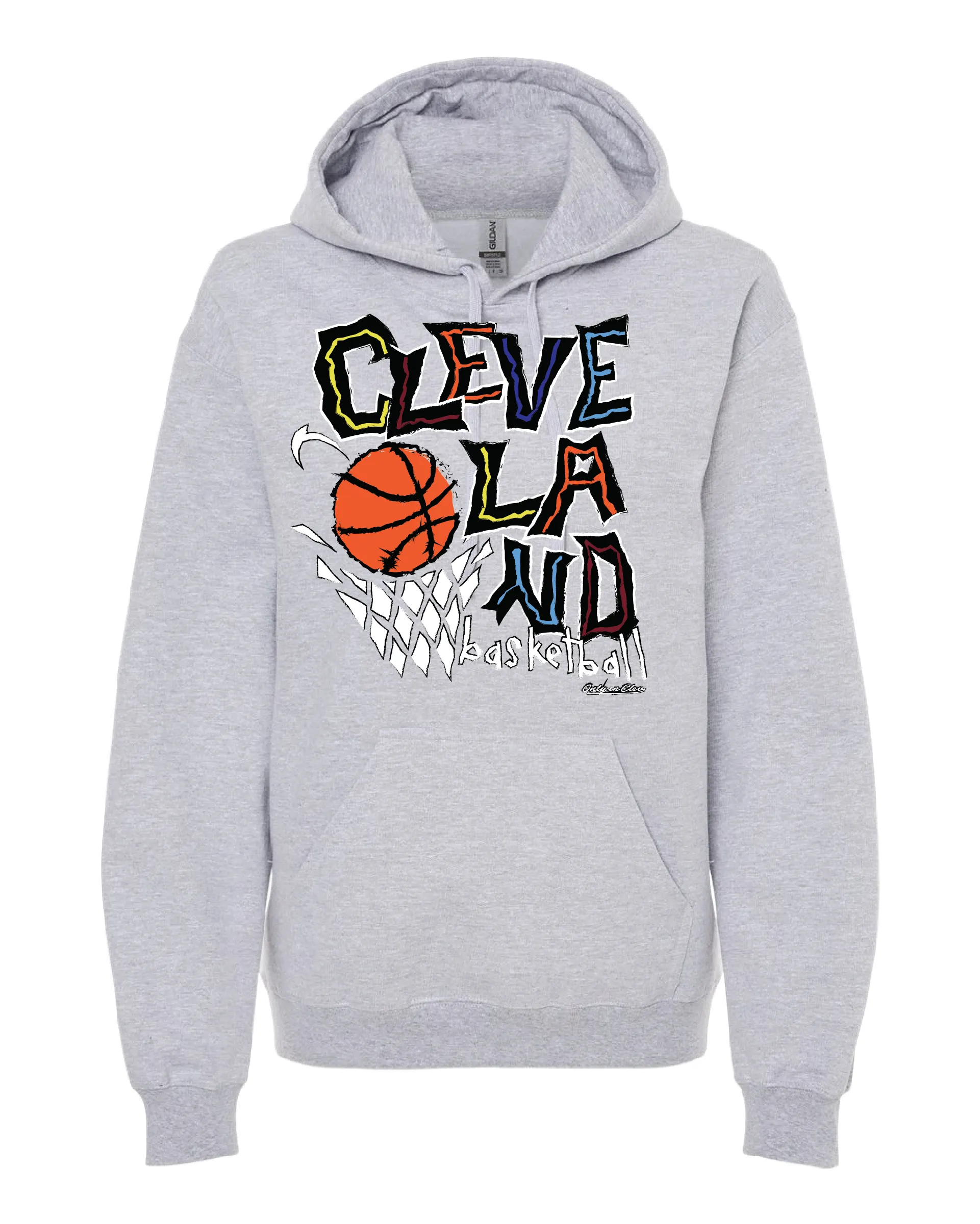 "Collage of Colors" Design on Gray