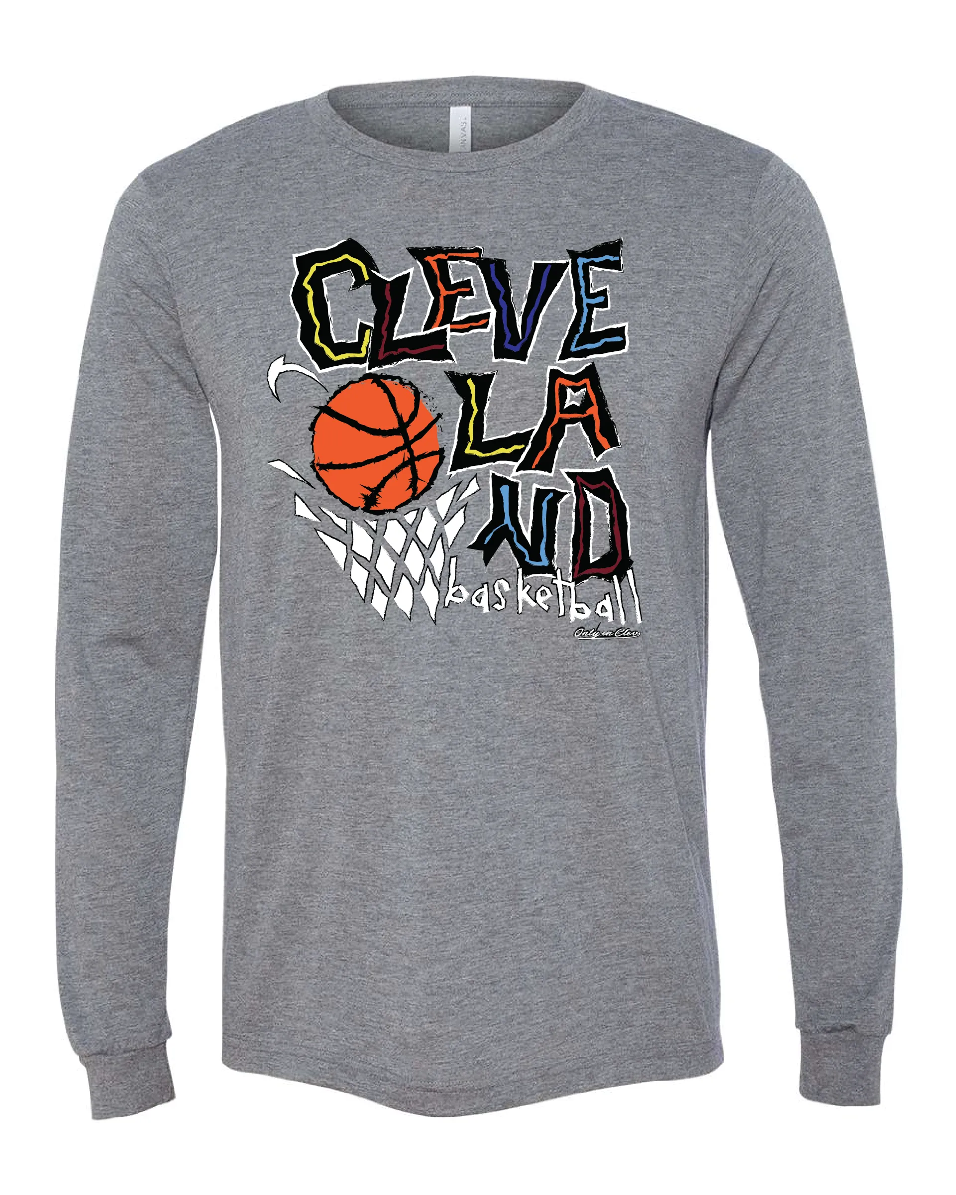 "Collage of Colors" Design on Gray