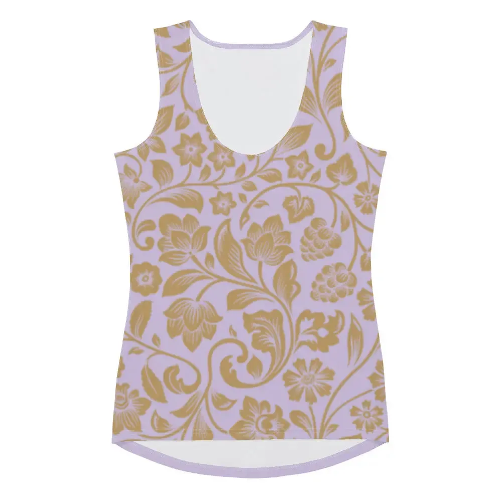 "Floral Lace" Collection - Yoga Tank Top