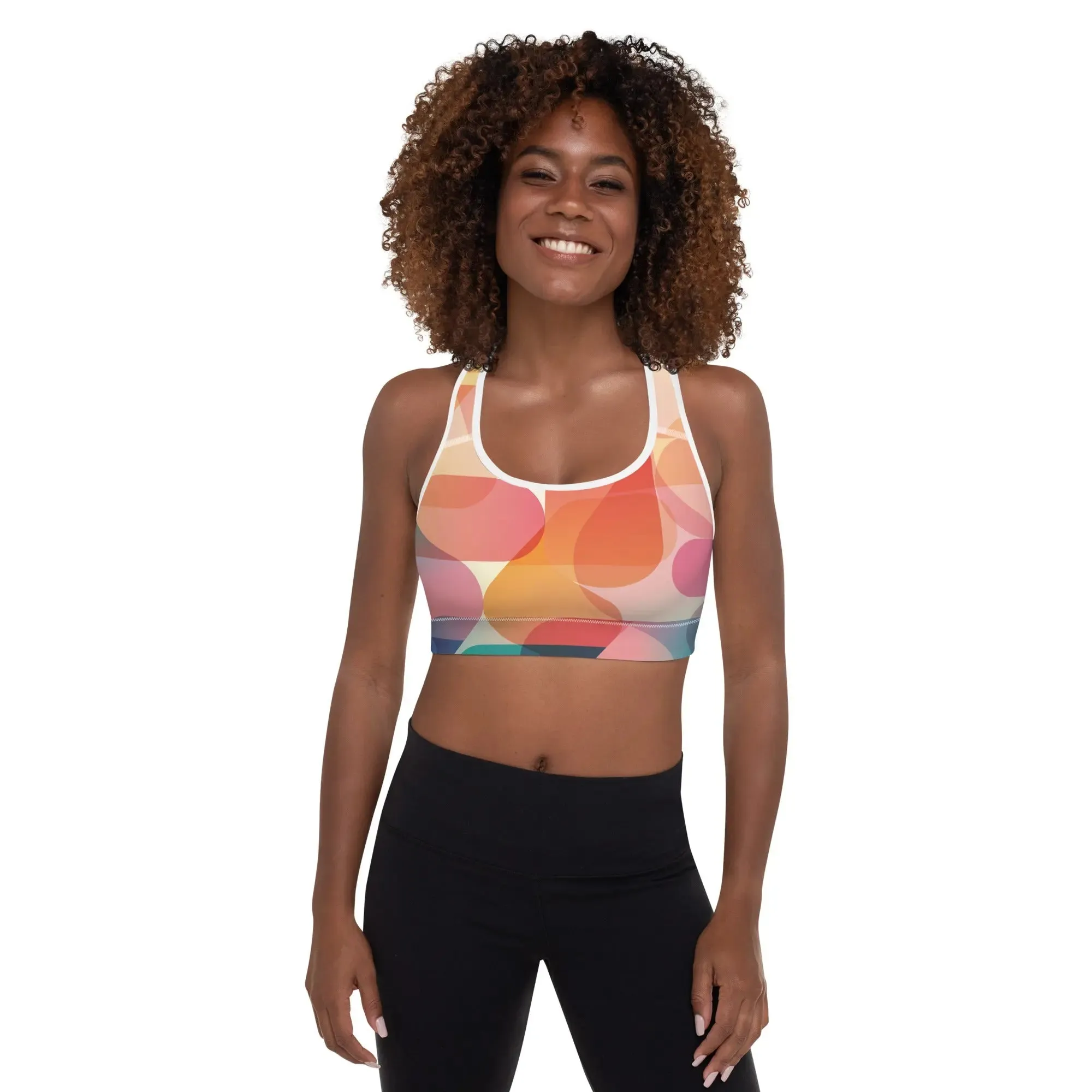 "Mod Dance" - Padded Sports Bra