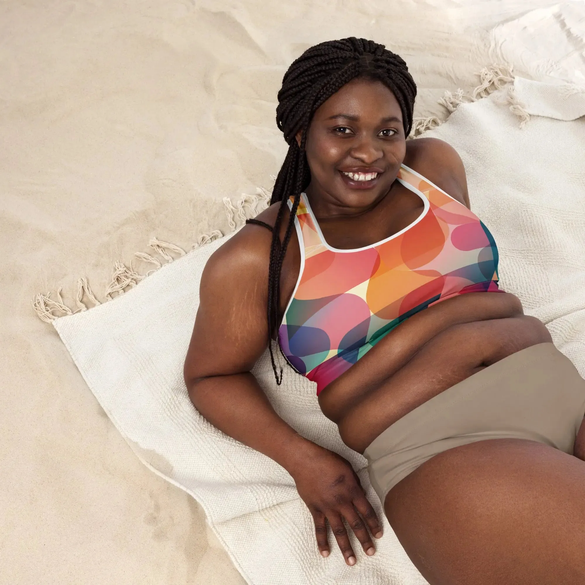 "Mod Dance" - Padded Sports Bra
