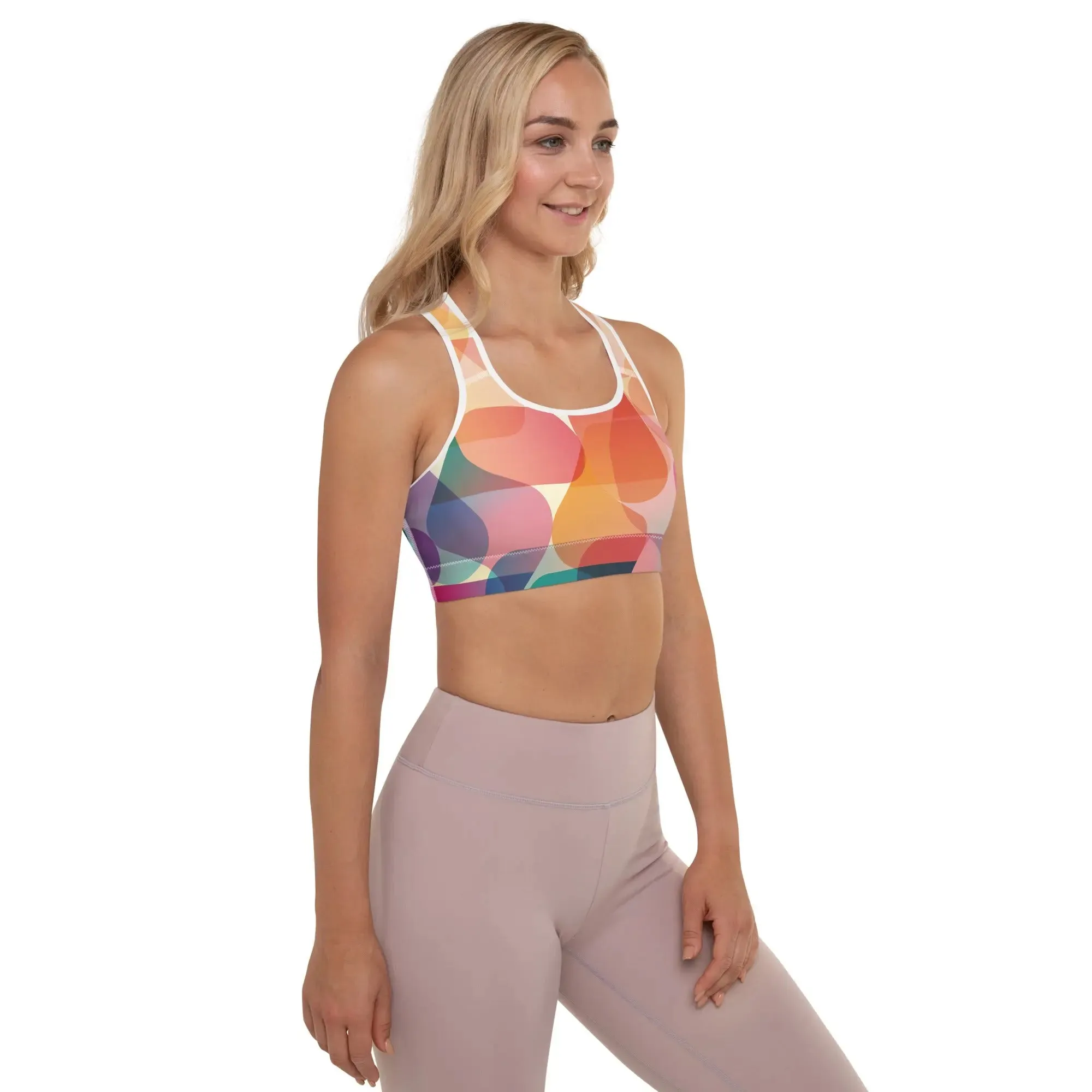 "Mod Dance" - Padded Sports Bra