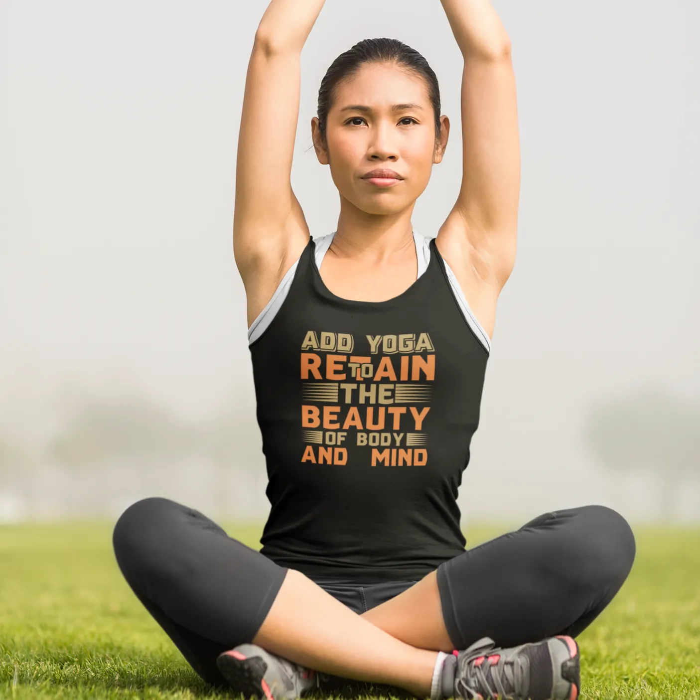 Retain the body Women's Racerback Tank