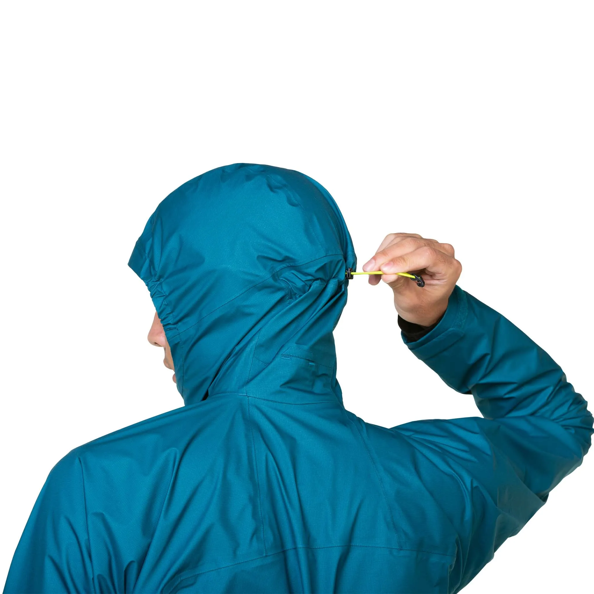 Ronhill | Men's Tech GORE-TEX Mercurial Jacket - Deep Teal/Acid