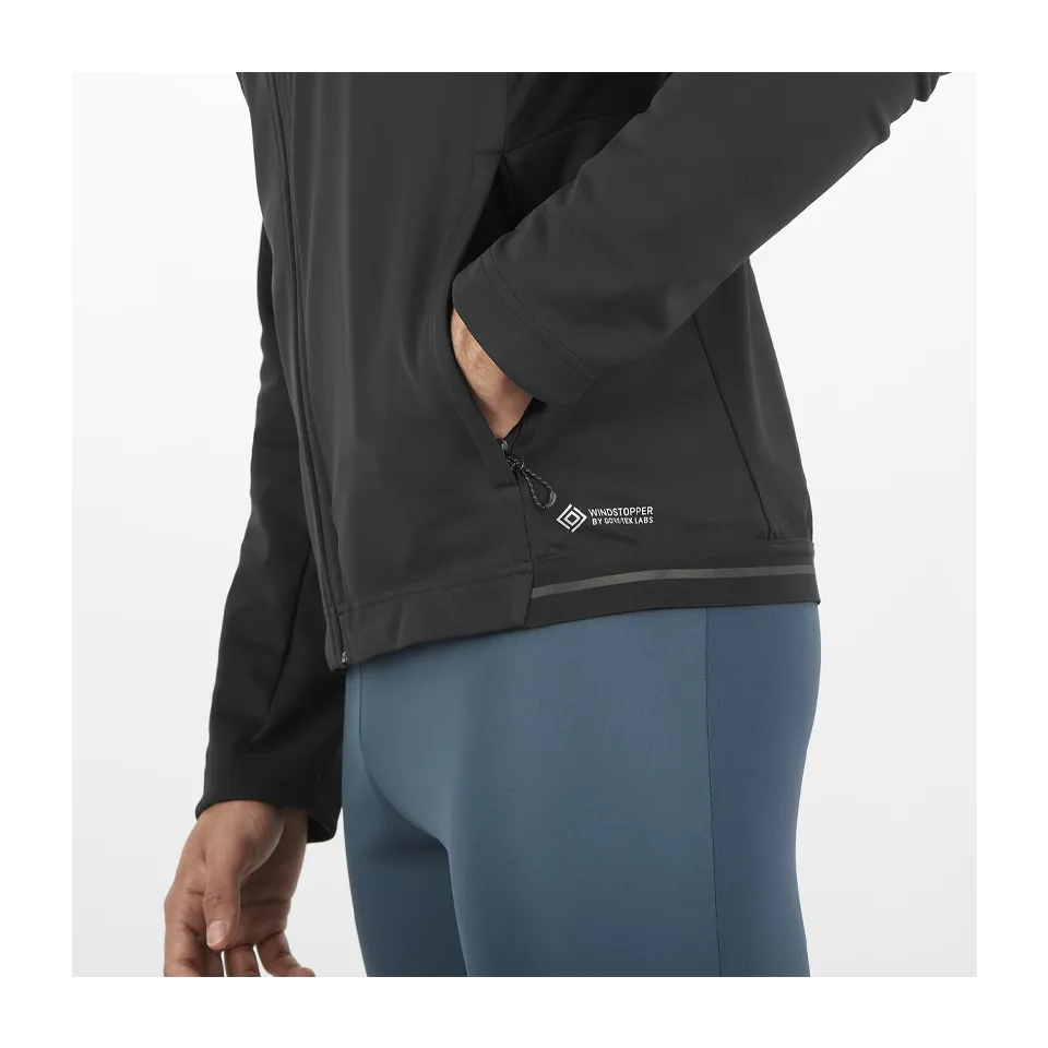 Salomon Men's GORE-TEX Softshell Jacket Deep Black