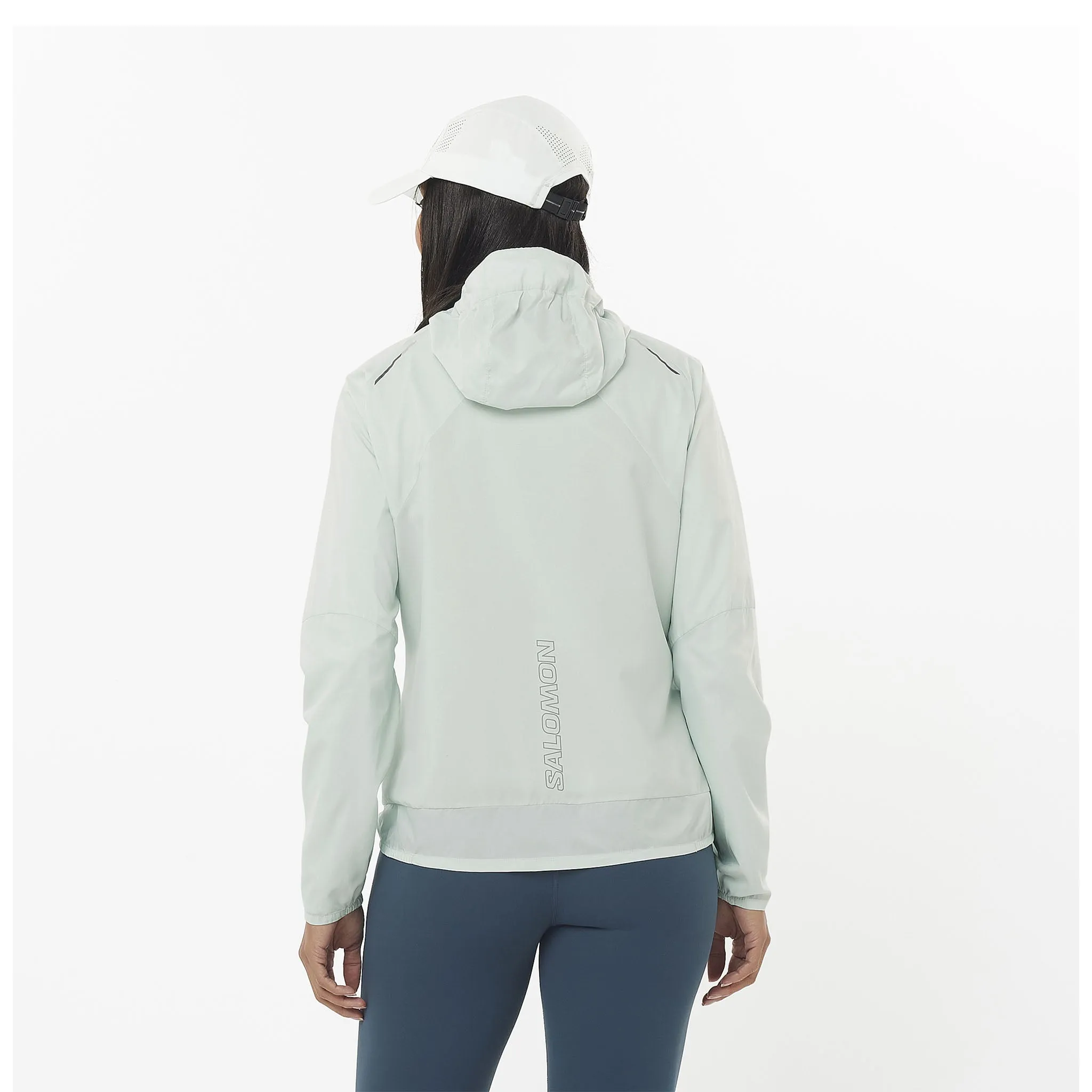 Salomon | Women's Bonatti Cross Wind Jacket - Misty Blue