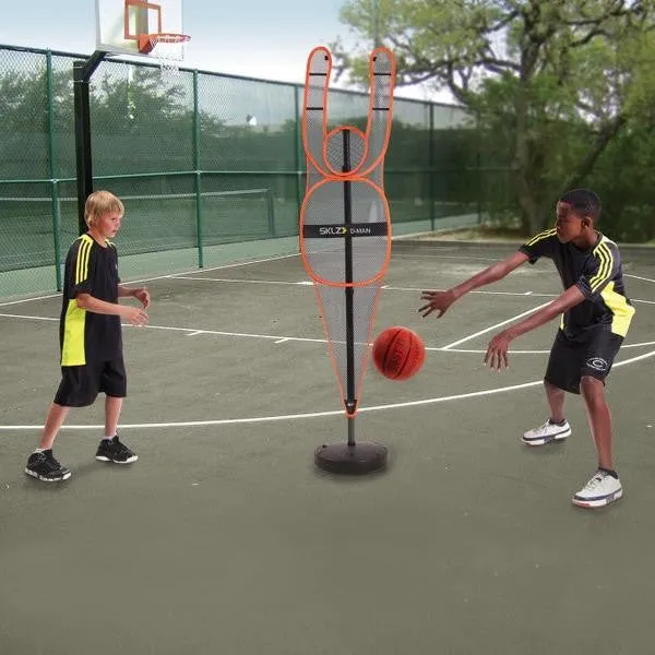 SKLZ D-Man Basketball Training - Defensive Mannequin (Orange, Blue, Red)