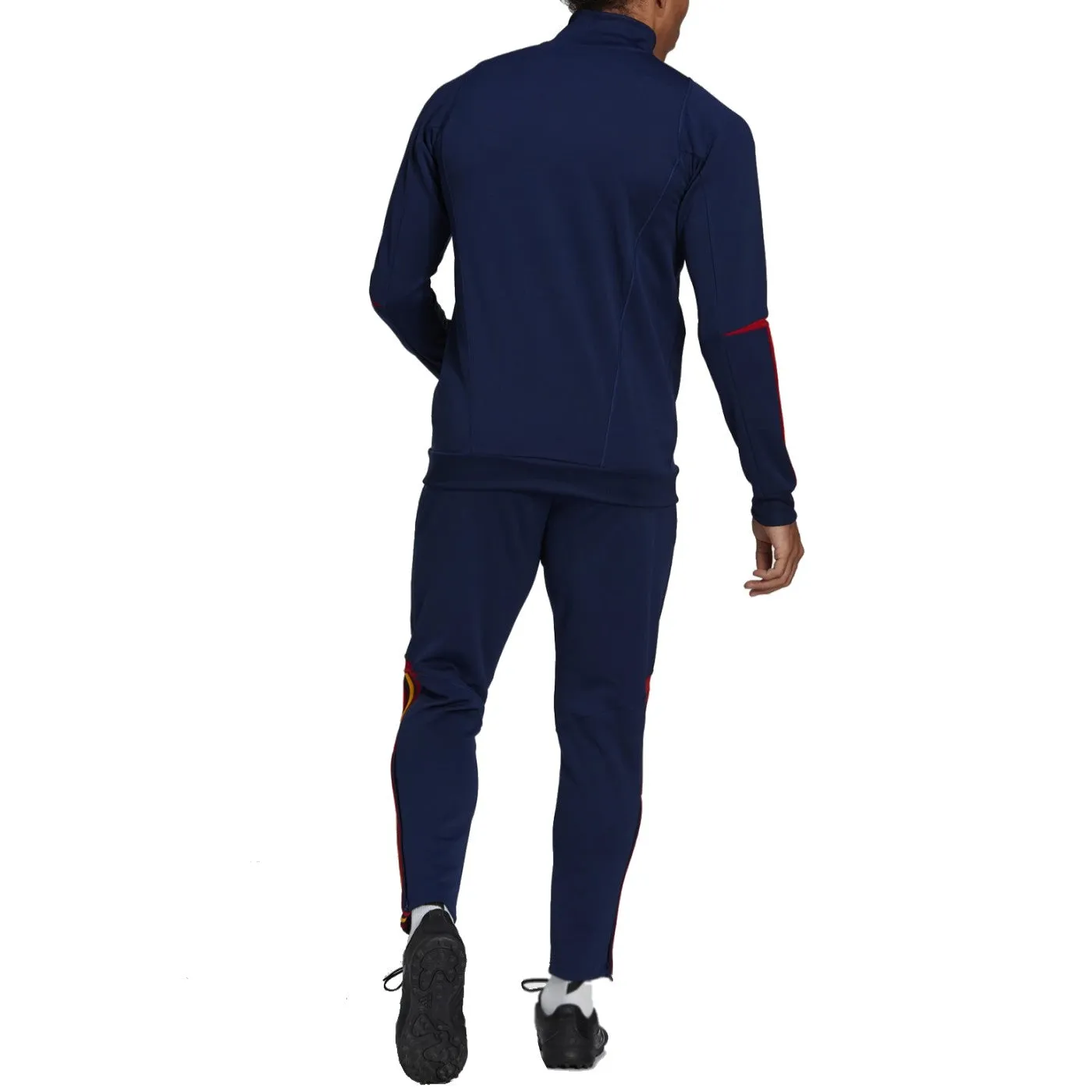 Spain navy training bench Soccer tracksuit 2022/23 - Adidas