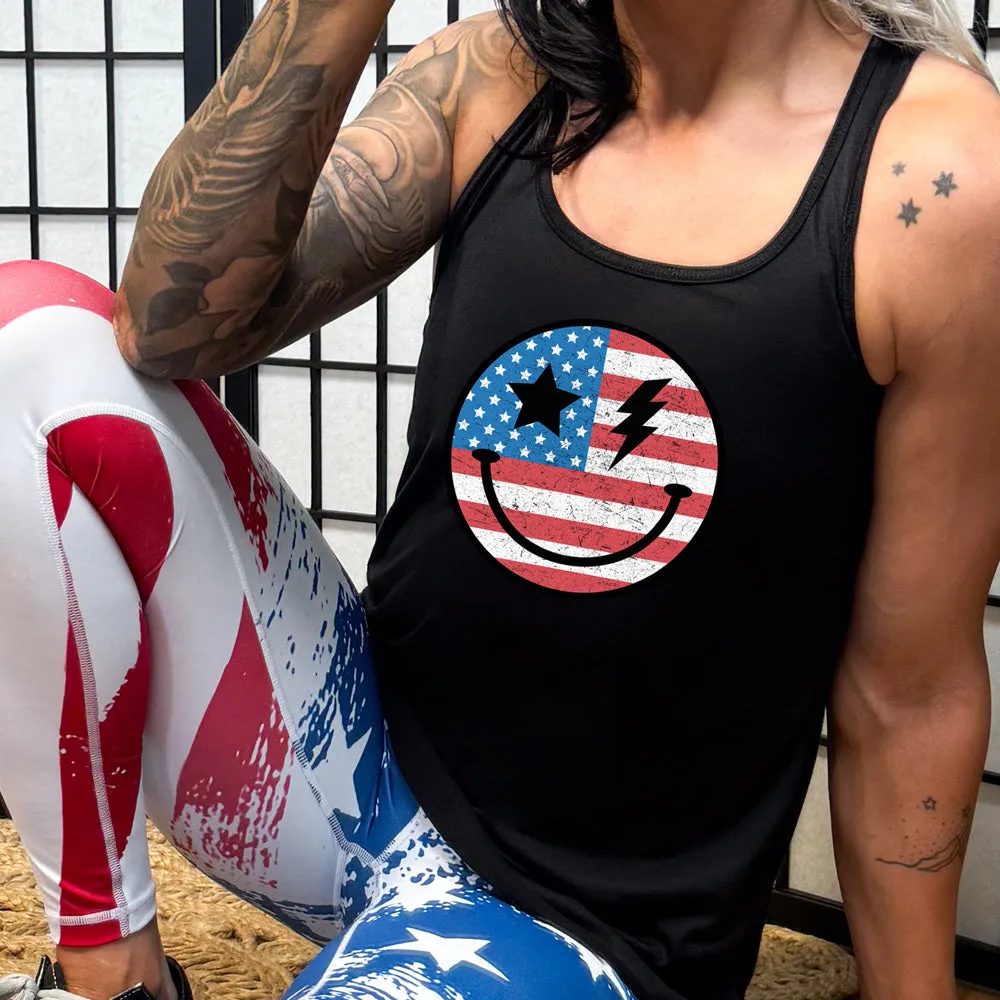 USA Smiley Face Shirt