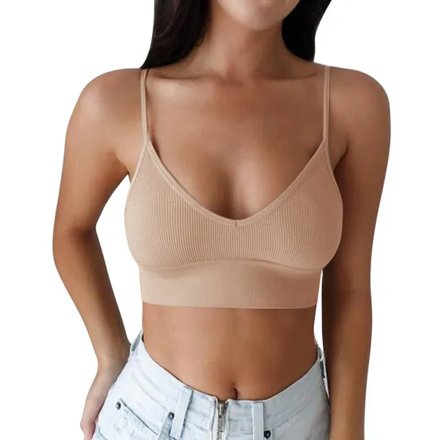 Women Fitness Top Seamless Yoga Bra