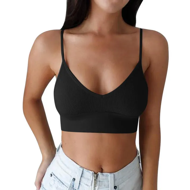 Women Fitness Top Seamless Yoga Bra