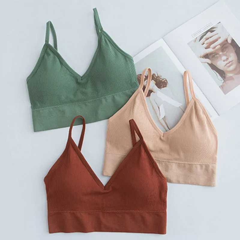 Women Fitness Top Seamless Yoga Bra