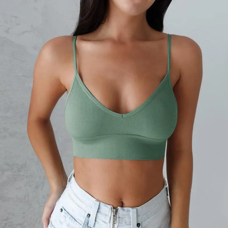 Women Fitness Top Seamless Yoga Bra