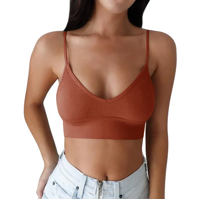 Women Fitness Top Seamless Yoga Bra