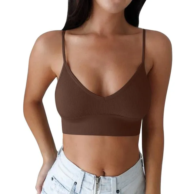 Women Fitness Top Seamless Yoga Bra
