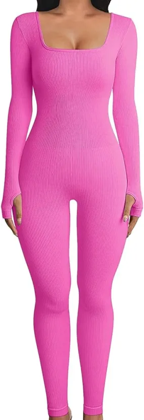 Women Jumpsuit Winter Fluffy Yoga Jumpsuits    WJP1204