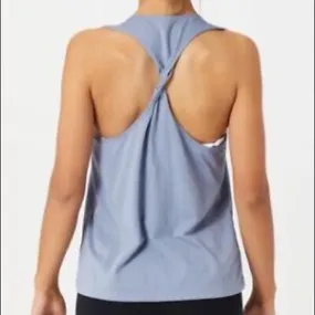 Women's DRI-FIT One Yoga Dots Twist Tank (493 - Slate Blue)