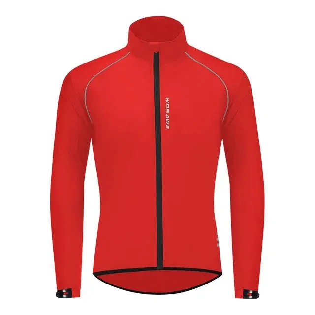 WOSAWE Ultralight Men's Cycling Windbreaker Reflective Jacket