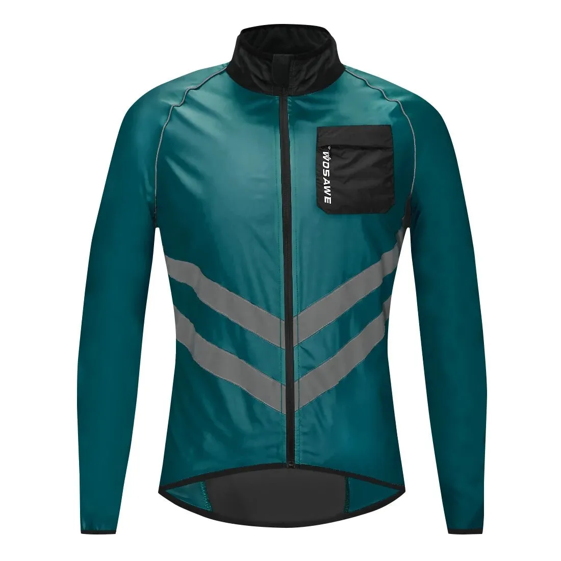 WOSAWE Ultralight Men's Cycling Windbreaker Reflective Jacket