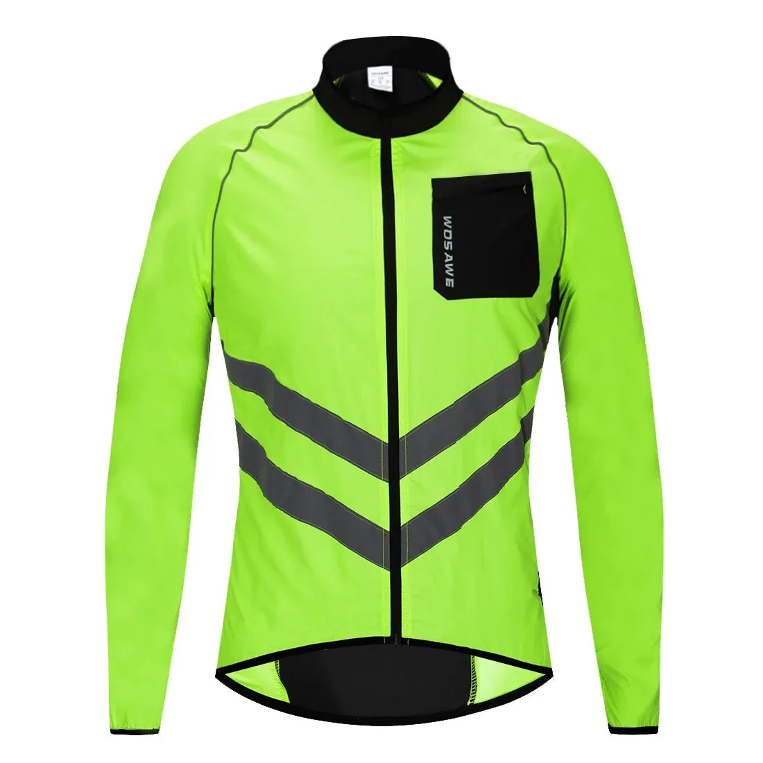 WOSAWE Ultralight Men's Cycling Windbreaker Reflective Jacket