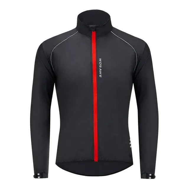 WOSAWE Ultralight Men's Cycling Windbreaker Reflective Jacket