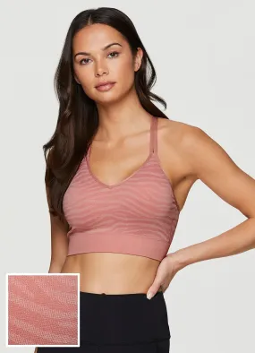 Zebra Jaquard T-Back Bra