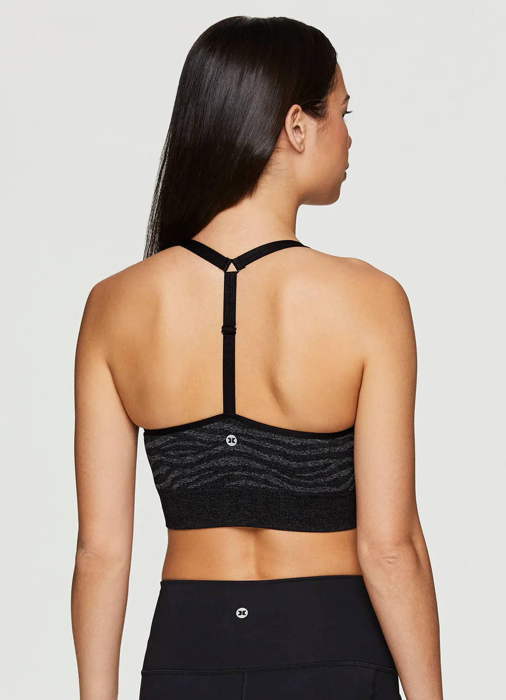 Zebra Jaquard T-Back Bra