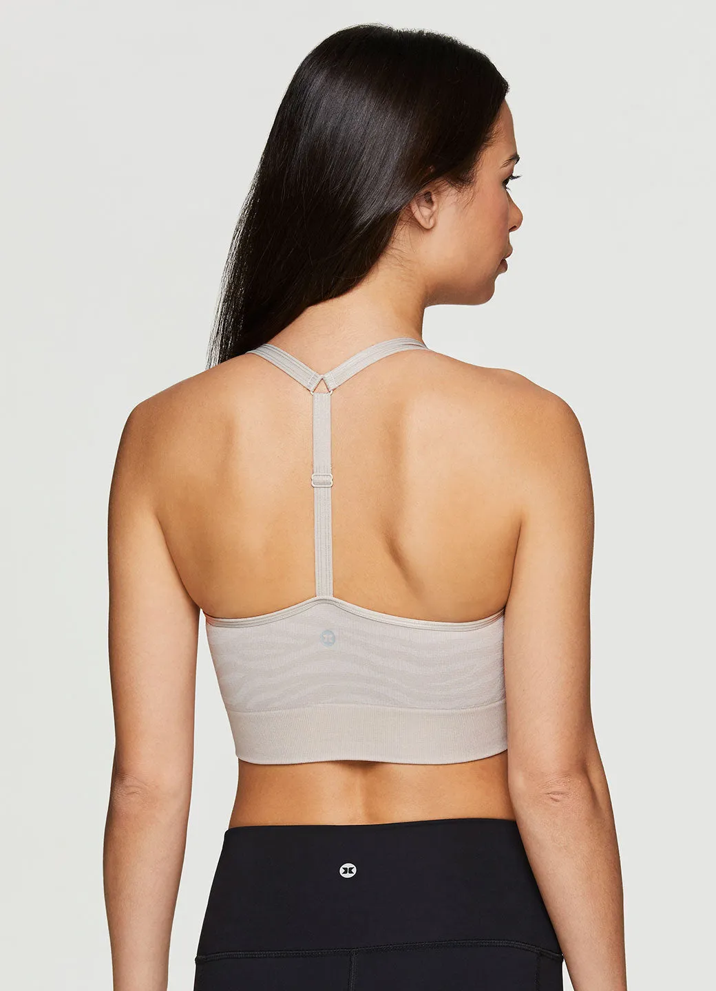 Zebra Jaquard T-Back Bra