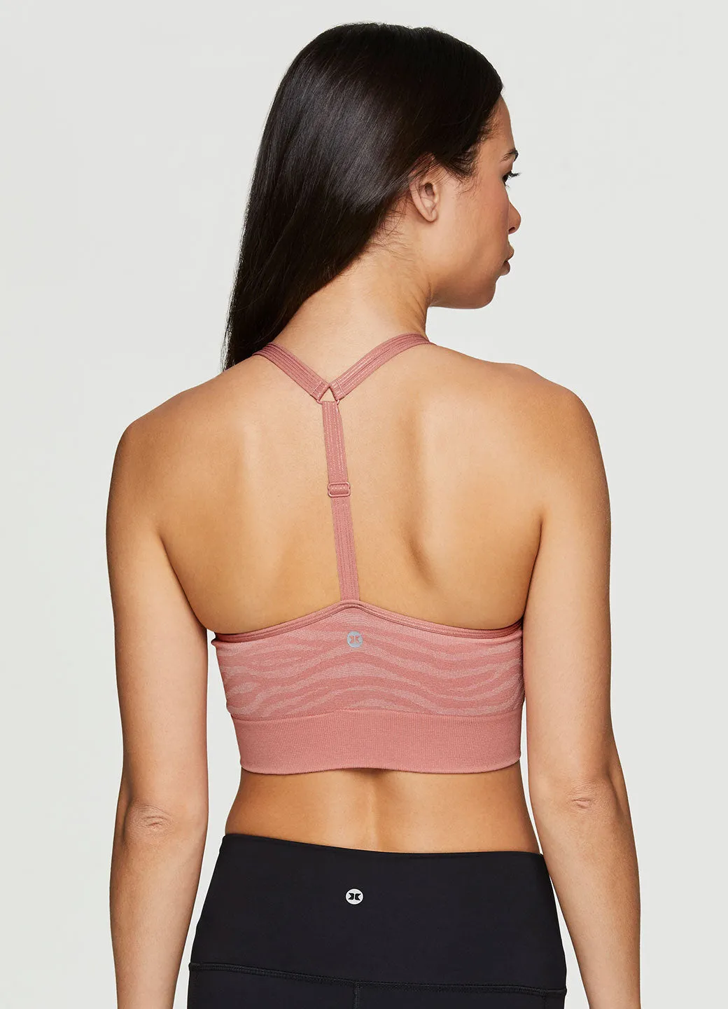 Zebra Jaquard T-Back Bra