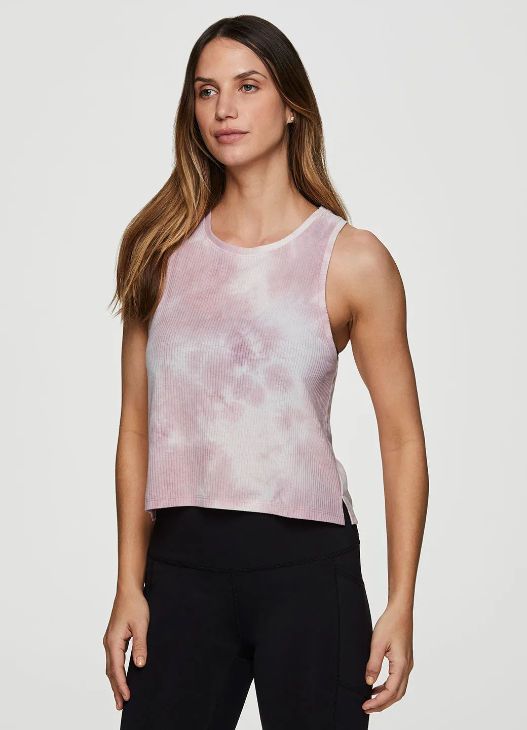 Zen Ribbed Tie Dye Tank