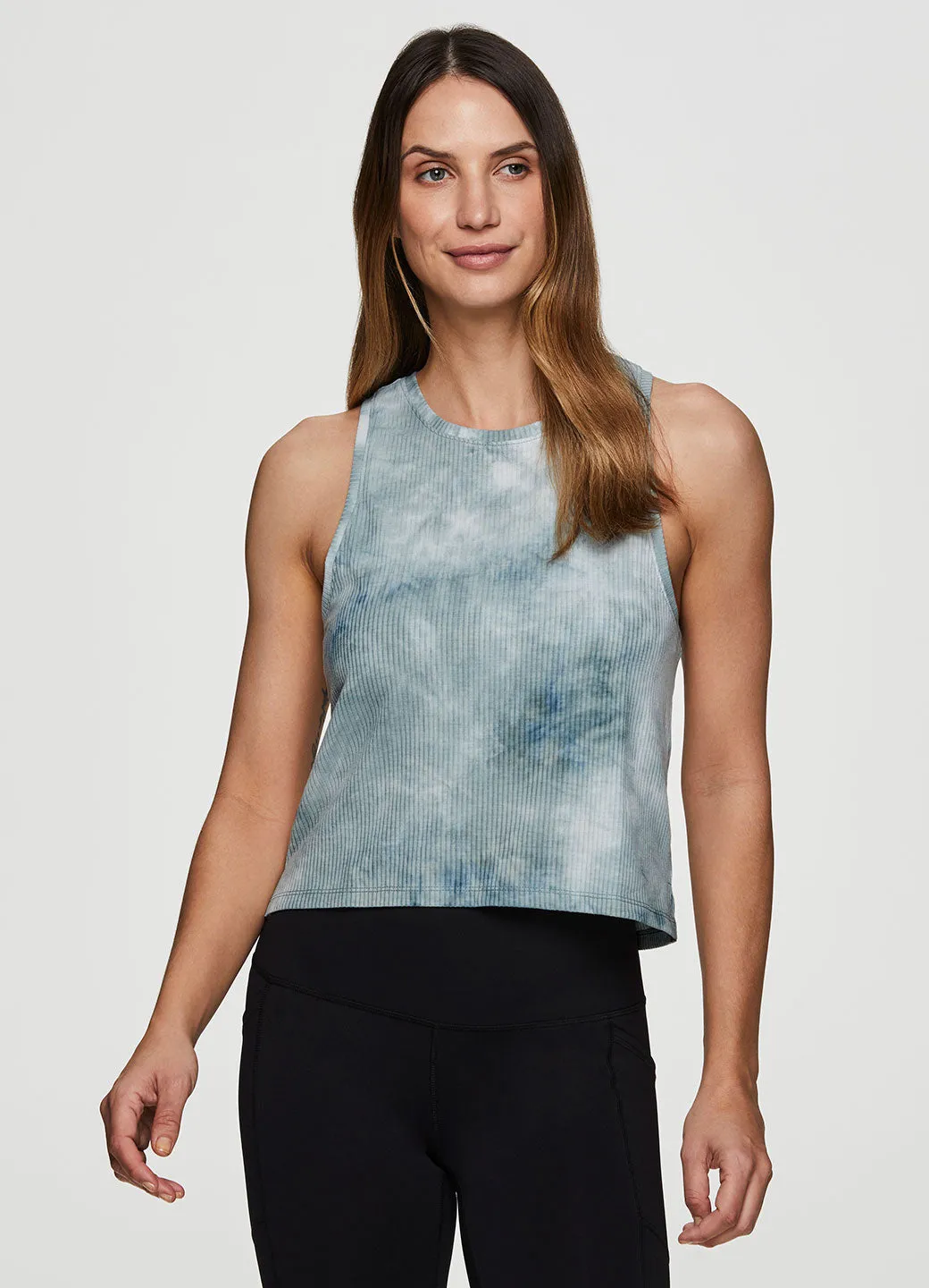 Zen Ribbed Tie Dye Tank